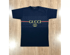 Camiseta Gucci Azul Marinho - CGAM6