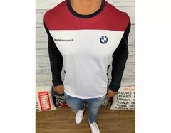 Camiseta Manga Longa Bmw - Dryfit Preta - FFG8