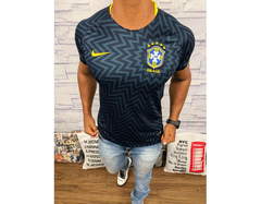 Camiseta Seleção Brasil - Tailandesa Preta - CSBTP...