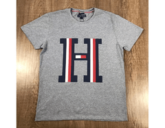 Camiseta Tommy Hilfiger - Cinza - EFDS587