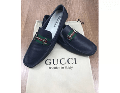 Mocassim Gucci Azul Marinho - JFNHRF