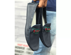 Mocassim Gucci Azul Marinho - MGU89