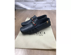 Mocassim Gucci - Diferenciado Azul Marinho - CDFF7 - comprar online