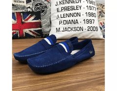 Mocassim Lacoste Azul Royal - MLAZN01 na internet