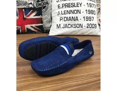 Mocassim Lacoste Azul Royal - MLAZN01 - llimports