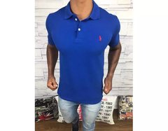 Polo Ralph Lauren Azul Bic com cavalo Vermelho - P... na internet