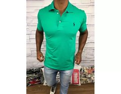 Polo Ralph Lauren Verde com cavalo azul - PRLCA998