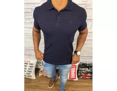 Polo Ricardo Almeida com elastano - Azul Marinho ... - comprar online