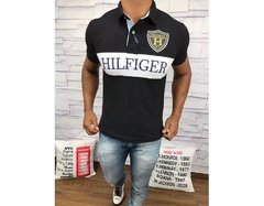 Polo Tommy Hilfiger - Preta/amarelo - PTMMN267