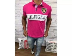 Polo Tommy Hilfiger - Rosa Logo Amarelo - FWC821