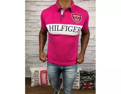 Polo Tommy Hilfiger - Rosa Logo Vermelho - RFTY301