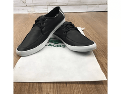 Sapatênis Lacoste Preto Brilhante - DDG86