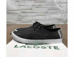 Sapatênis Lacoste Preto - Jacaré Prata - RDFCG32 na internet