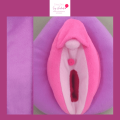 Vulva Didática (Roxo) - Criações Ivy Andrade