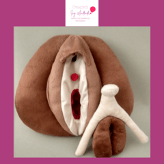 Vulva Didática (Marrom) - comprar online