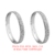 2624 - Aliança/anel, compromisso, namoro, prata 950, por encomenda, Uberlândia