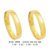 390R - Aliança de ouro para noivado e casamento.
