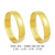 410 - Aliança de ouro para noivado e casamento.