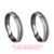 4244 - Aliança/anel, compromisso, namoro, aço inox 316, por encomenda, Uberlândia.