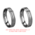 4328/4246 - Aliança/anel, compromisso, namoro, aço inox 316, por encomenda, Uberlândia.