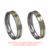 4512/4424 - Aliança/anel, compromisso, namoro, aço inox 316, por encomenda, Uberlândia