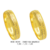 BO10 - Alianças de ouro 18k, para noivado, casamento e bodas.