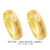 BV11 - Alianças de ouro 18k amarelo e rosé, para noivado, casamento e bodas.