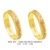 BV5 - Alianças de ouro 18k amarelo e rosé, para noivado, casamento e bodas.