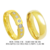 C115R/115R: Alianças de ouro 18k/750, com brilhante(s) ou 10k/416 com zirconia(s), para noivado e casamento