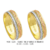 C223 - Alianças de ouro 18k amarelo, branco, rosé, para noivado, casamento e bodas.