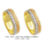 C224 - Alianças de ouro 18k amarelo, branco, rosé, para noivado, casamento e bodas. - comprar online