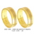 C290 - Alianças de ouro 18k amarelo e rosé, para noivado, casamento e bodas.