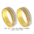 C295 - Alianças de ouro 18k amarelo, branco, rosé, para noivado, casamento e bodas.