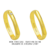 C508/C208: Alianças de ouro 18k/750, com brilhante(s) ou 10k/416 com zirconia(s), para noivado e casamento