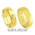 C560/60E: Alianças de ouro 18k/750, com brilhante(s) ou 10k/416 com zirconia(s), para noivado e casamento