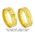 C585R/C285R: Alianças de ouro 18k/750, com brilhante(s) ou 10k/416 com zirconia(s), para noivado e casamento