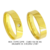 C597R/C297R: Alianças de ouro 18k/750, com brilhante(s) ou 10k/416 com zirconia(s), para noivado e casamento