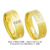 C599R/C299R: Alianças de ouro 18k/750, com brilhante(s) ou 10k/416 com zirconia(s), para noivado e casamento
