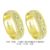 C630L - Alianças de ouro 18k amarelo e branco, para noivado, casamento e bodas.