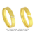 C703R/C403R: Alianças de ouro 18k/750, com brilhante(s) ou 10k/416 com zirconia(s), para noivado e casamento