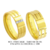 C708R/C408R: Alianças de ouro 18k/750, com brilhante(s) ou 10k/416 com zirconia(s), para noivado e casamento