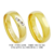 C710R/C210R: Alianças de ouro 18k/750, com brilhante(s) ou 10k/416 com zirconia(s), para noivado e casamento