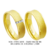 C719R/C419R: Alianças de ouro 18k/750, com brilhante(s) ou 10k/416 com zirconia(s), para noivado e casamento