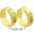C734/C434: Alianças de ouro 18k/750, com brilhante(s) ou 10k/416 com zirconia(s), para noivado e casamento