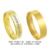 C747R/5-5R: Alianças de ouro 18k/750, com brilhante(s) ou 10k/416 com zirconia(s), para noivado e casamento