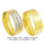C752R/7-5RE: Alianças de ouro 18k/750, com brilhante(s) ou 10k/416 com zirconia(s), para noivado e casamento