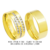 C753R/7-5RE: Alianças de ouro 18k/750, com brilhante(s) ou 10k/416 com zirconia(s), para noivado e casamento