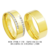 C758R/7-5RE: Alianças de ouro 18k/750, com brilhante(s) ou 10k/416 com zirconia(s), para noivado e casamento