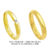 C769R/35R: Alianças de ouro 18k/750, com brilhante(s) ou 10k/416 com zirconia(s), para noivado e casamento