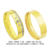 C789R-5/5R: Alianças de ouro 18k/750, com brilhante(s) ou 10k/416 com zirconia(s), para noivado e casamento